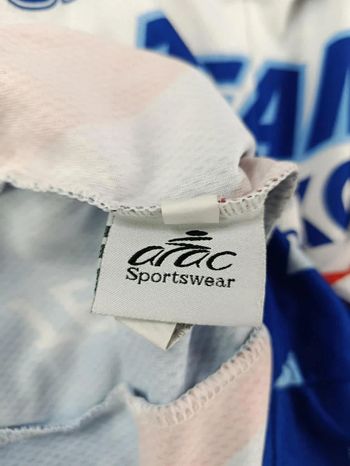 Używany arac sportswear maillot velo homme taille m -03 7558 cyclisme route respirant Team Copaxone usa bike — zdjęcie 4 z 8