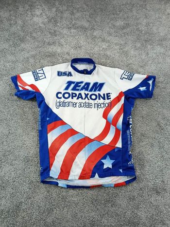 Używany arac sportswear maillot velo homme taille m -03 7558 cyclisme route respirant Team Copaxone usa bike