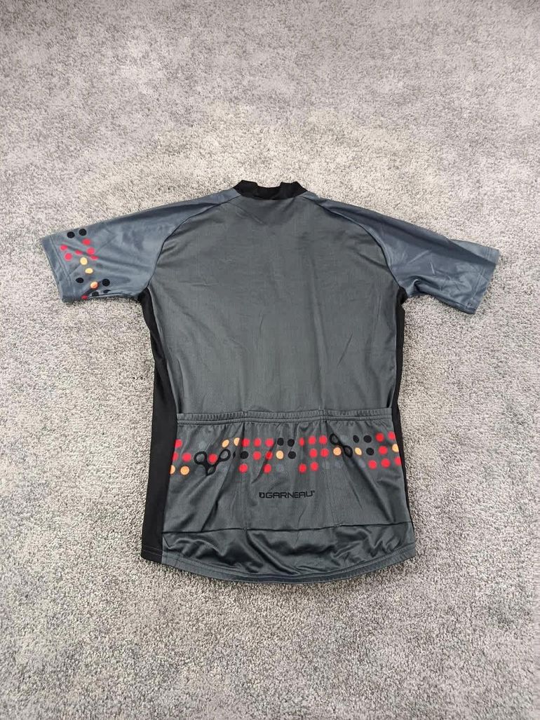 Used Louis Garneau maillot velo homme taille M-03 7554 cyclisme route respirant bike — image 4 of 5