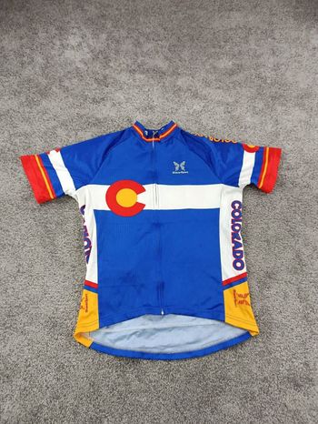 Used shaversport maillot velo homme taille s -03 7551 cyclisme route respirant Colorado usa bike