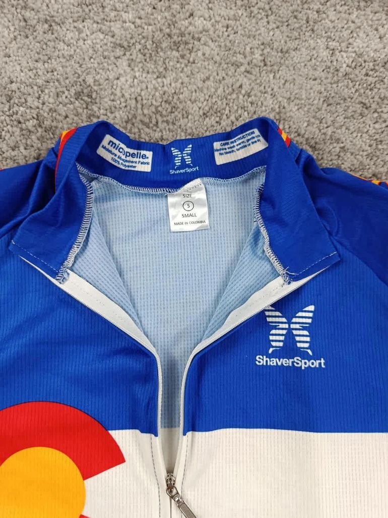 Used shaversport maillot velo homme taille s -03 7551 cyclisme route respirant Colorado usa bike — image 2 of 5