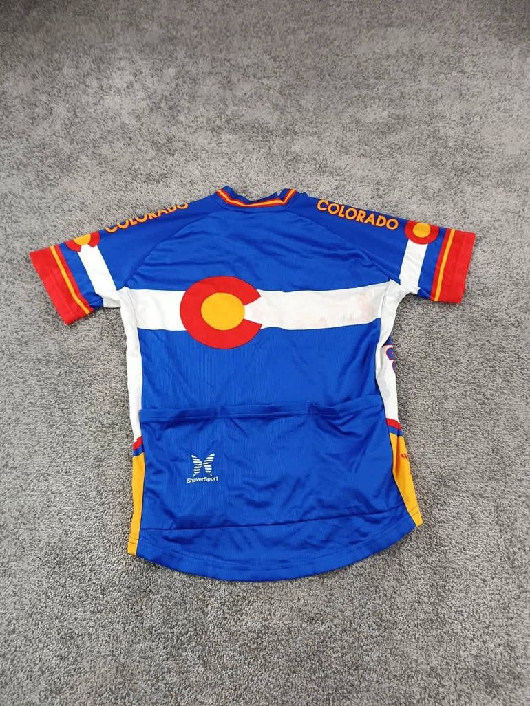 Used shaversport maillot velo homme taille s -03 7551 cyclisme route respirant Colorado usa bike — image 4 of 5