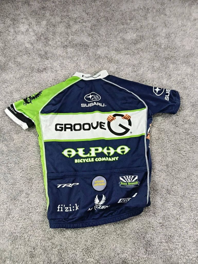 Used Biemme maillot velo homme taille s -02 7772 cyclisme route respirant Subaru usa bike — image 4 of 5