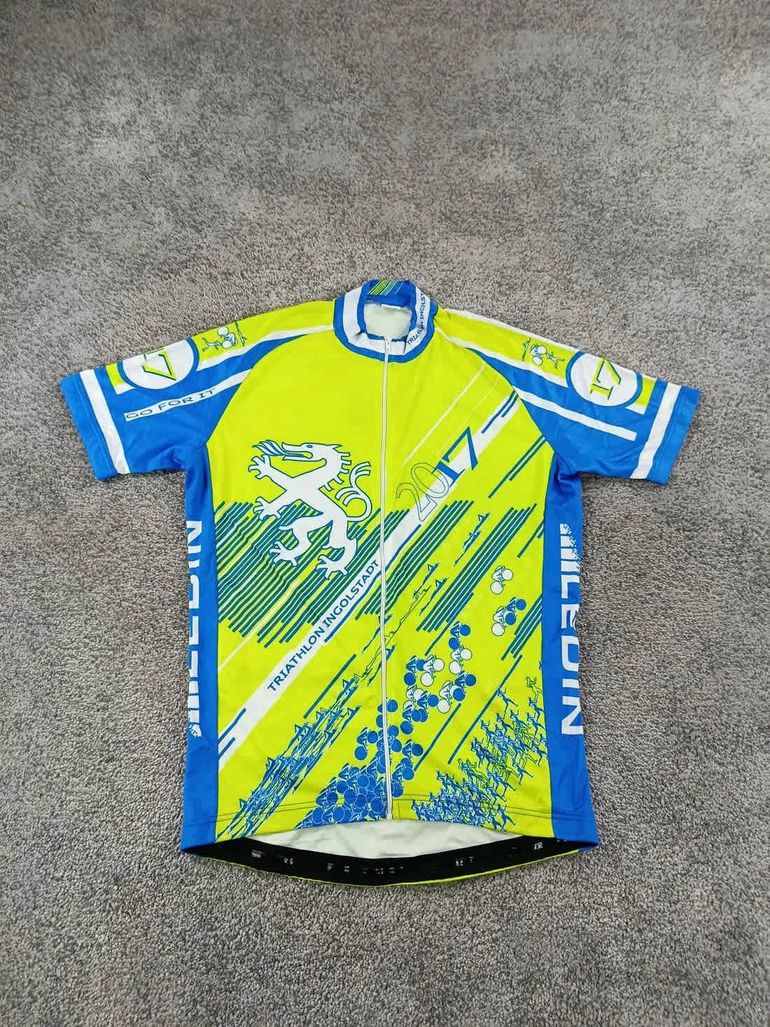 Used sans maillot velo homme taille M - 62 7176 cyclisme route respirant Triathlon bike — image 1 of 7
