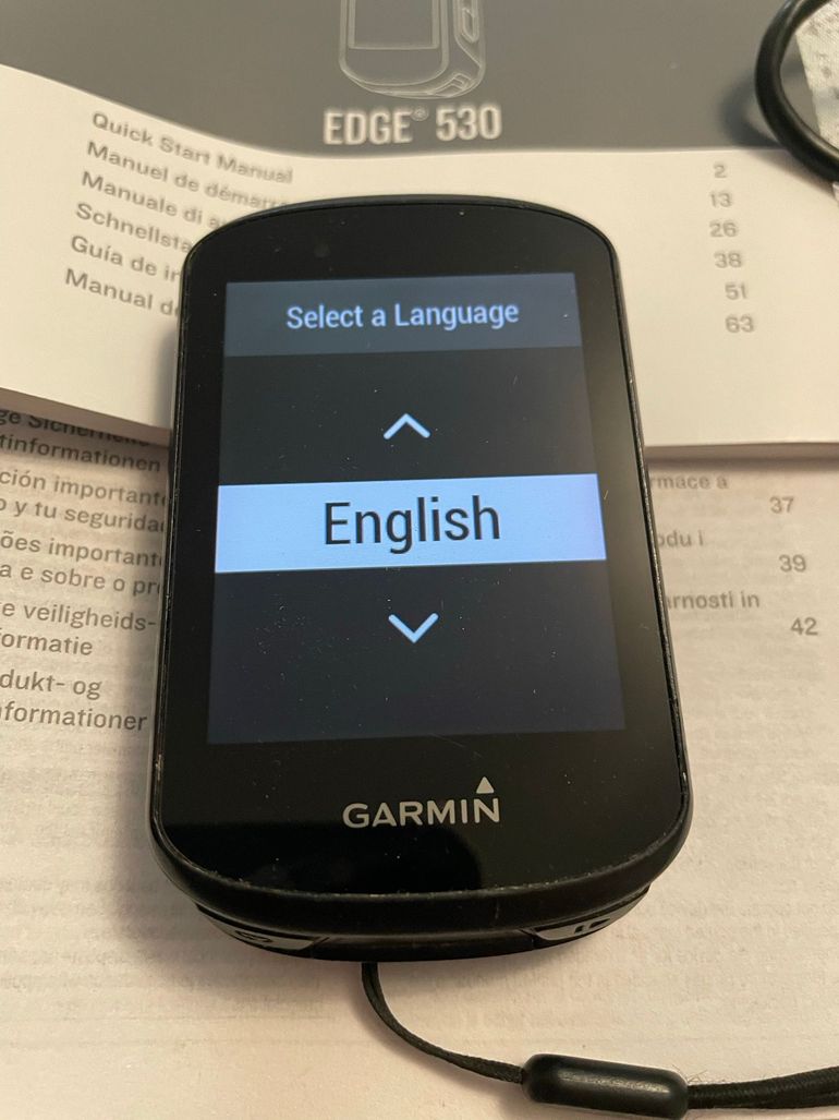 Used Garmin Edge 530 GPS Cycling Computer bike — image 2 of 5