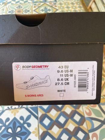 Used Specialized S-Works Ares Road Shoes 2026 bike — image 6 of 8