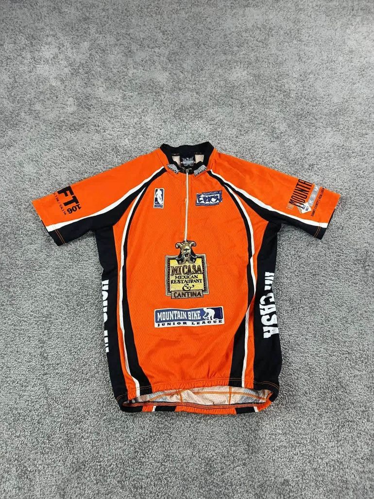 Gebrauchtes Hot shoppe designs maillot velo homme taille s -91 7531 cyclisme respirant vtt usa 1991 bike — Bild 1 von 6