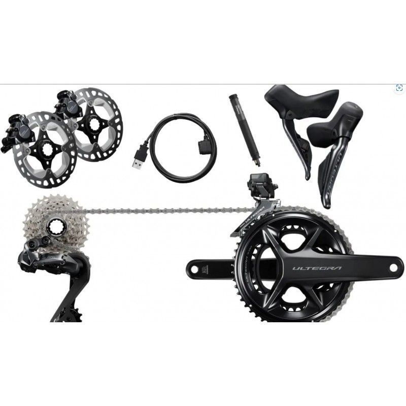 Used Shimano Ultegra Di2 R8170 2x12-speed Groupset