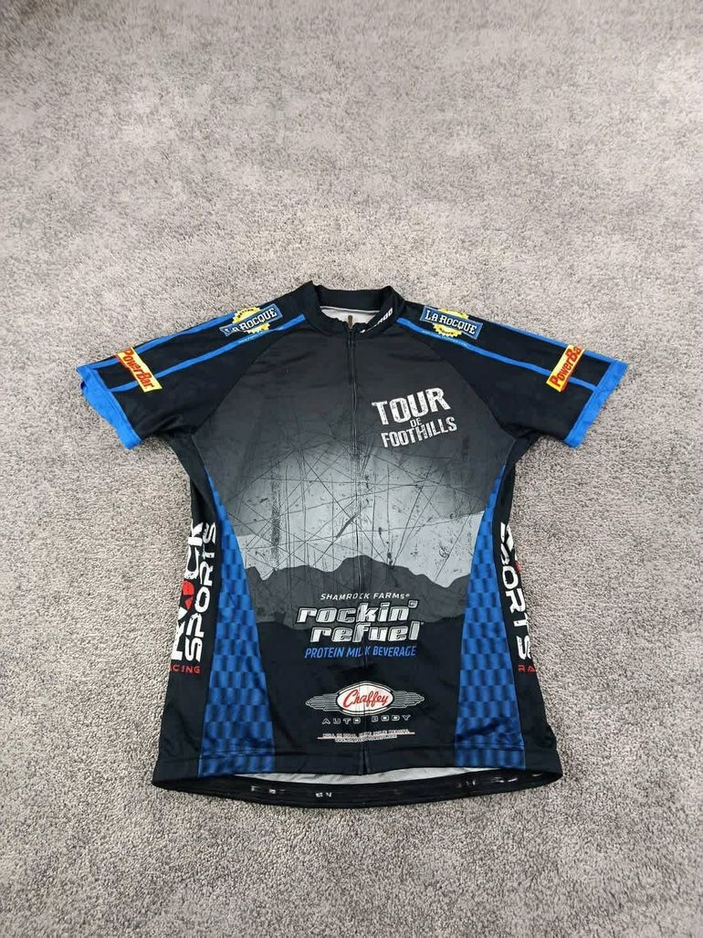 Used Jakroo maillot velo homme taille xxl -64 7199 cyclisme route respirant usa californie bike — image 1 of 6