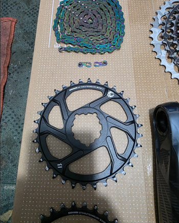 Used Sram XX1 Eagle Gold / X01 / GX 1x12 MTB Drivetrain Set bike — image 7 of 8