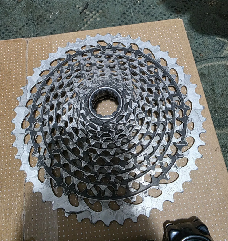 Used Sram XX1 Eagle Gold / X01 / GX 1x12 MTB Drivetrain Set bike — image 5 of 8