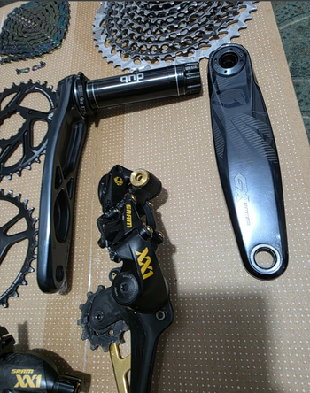 Used Sram XX1 Eagle Gold / X01 / GX 1x12 MTB Drivetrain Set bike — image 3 of 8
