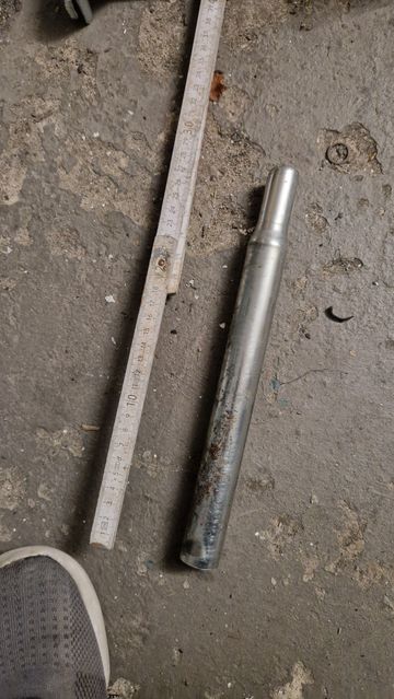 Steel Seat Post 28.6mm 240mm Saddles & Seatposts d'occasion