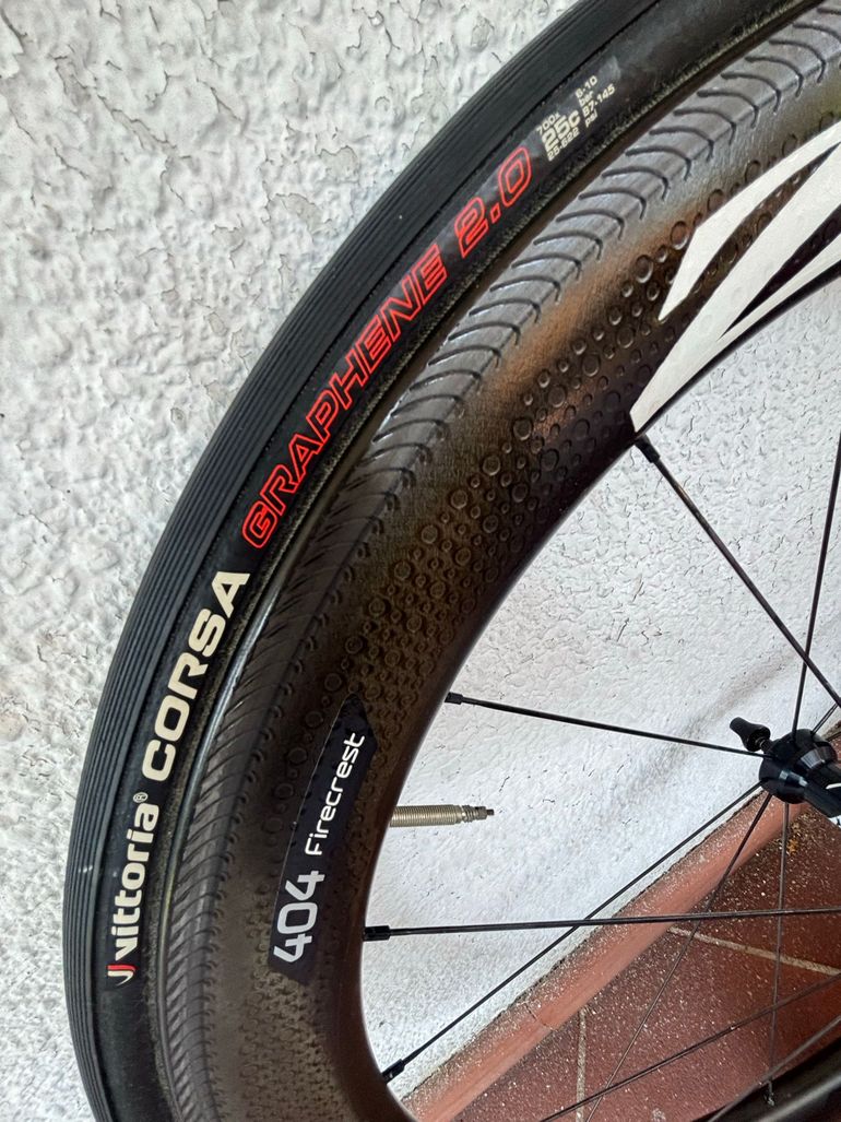 Brugt Zipp 404 Firecrest Rim Brake Wheelset bike — billede 3 af 7