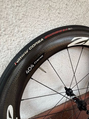 Brugt Zipp 404 Firecrest Rim Brake Wheelset bike — billede 2 af 7