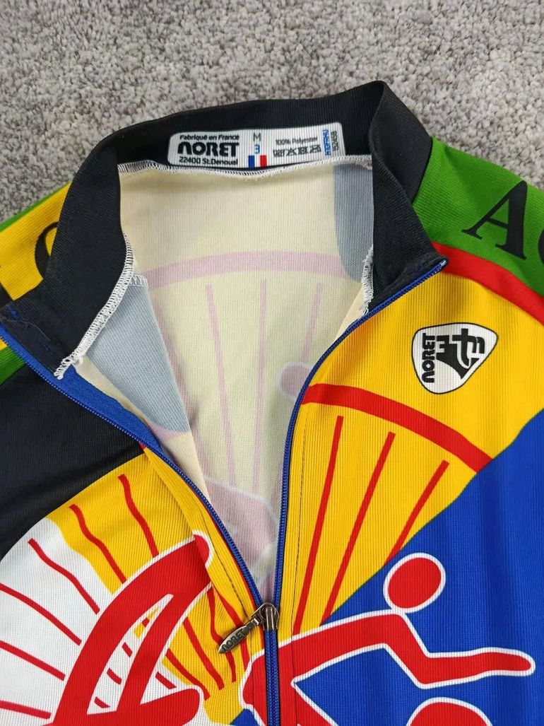 Used noret maillot velo homme taille M - 17 6098 cyclisme route respirant vtt bike — image 4 of 7