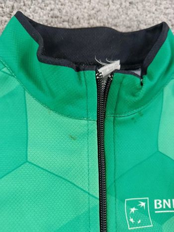 Used Vermarc veste mi-saison velo homme taille m -63 7207 cyclisme route respirant bnp paribas bike — image 3 of 7