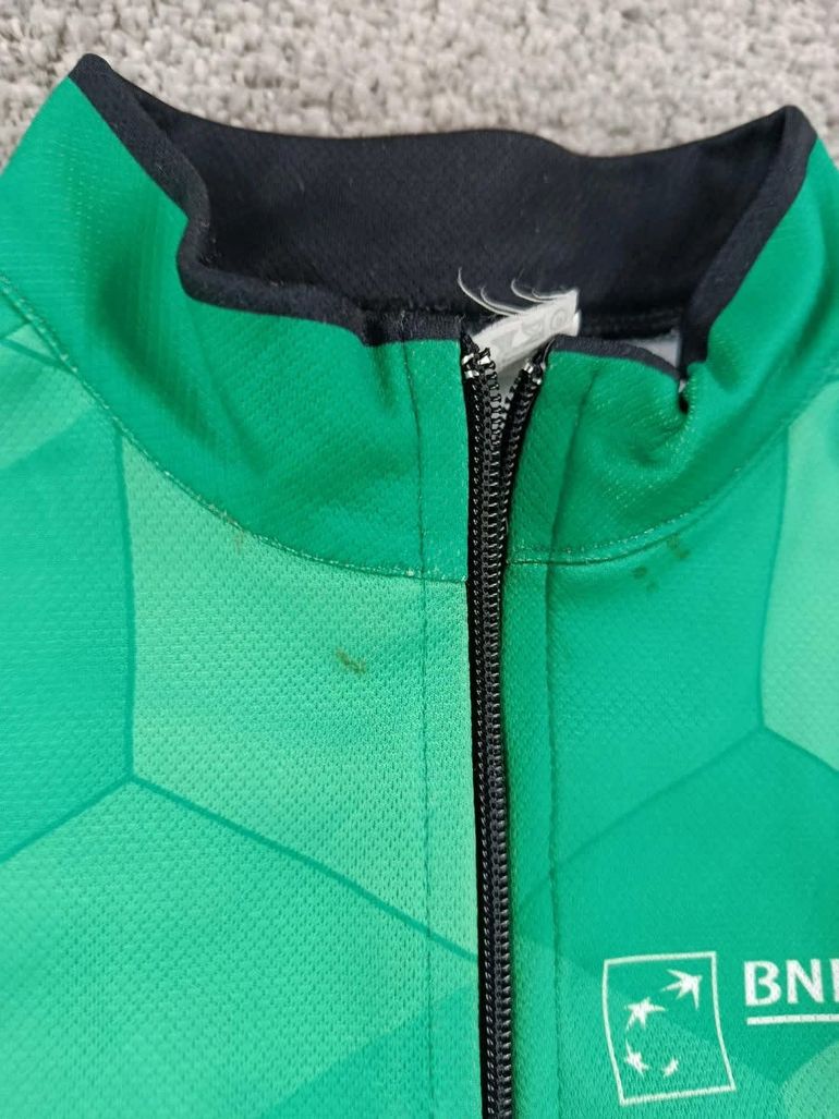 Used Vermarc veste mi-saison velo homme taille m -63 7207 cyclisme route respirant bnp paribas bike — image 3 of 7