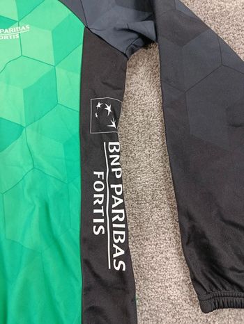 Used Vermarc veste mi-saison velo homme taille m -63 7207 cyclisme route respirant bnp paribas bike — image 2 of 7