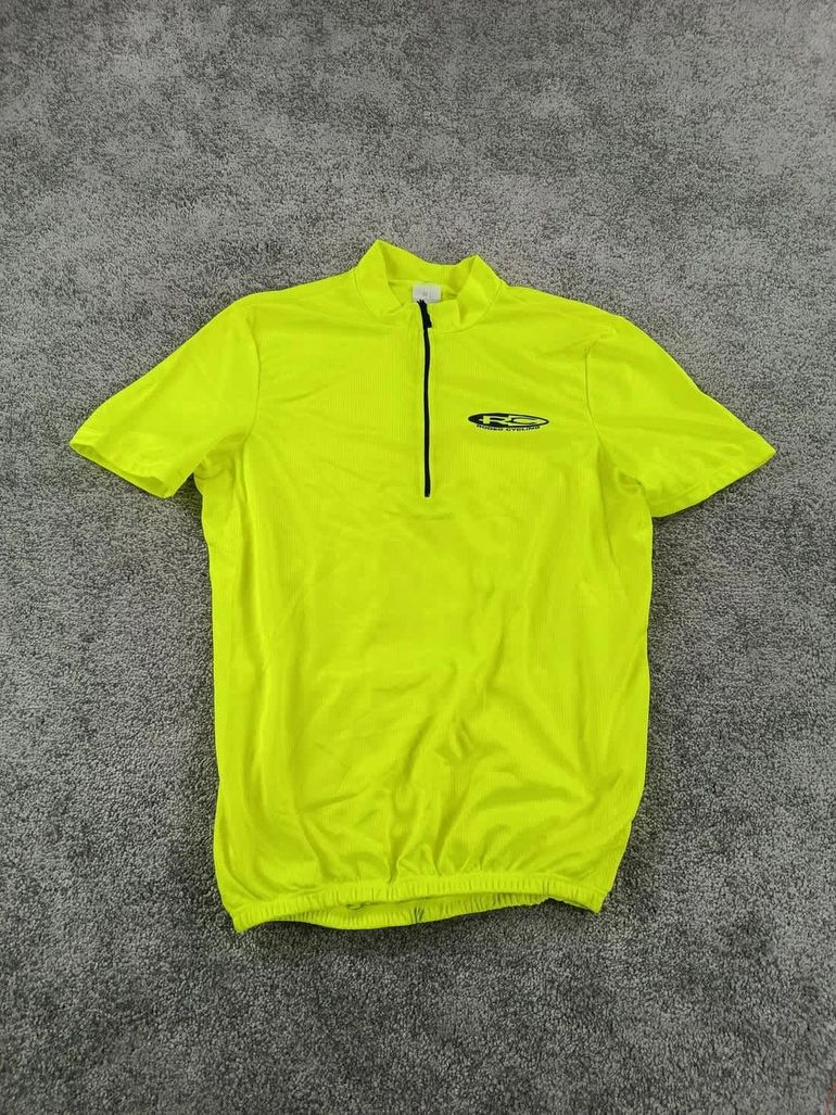 Used Rodeo maillot velo homme taille m -63 7198 cyclisme route respirant jaune bike — image 1 of 7