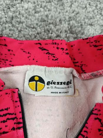 Použité Giessegi maillot velo homme taille m/l -64 7185 cyclisme route respirant Retro 90's bike — obrázek 3 z 7