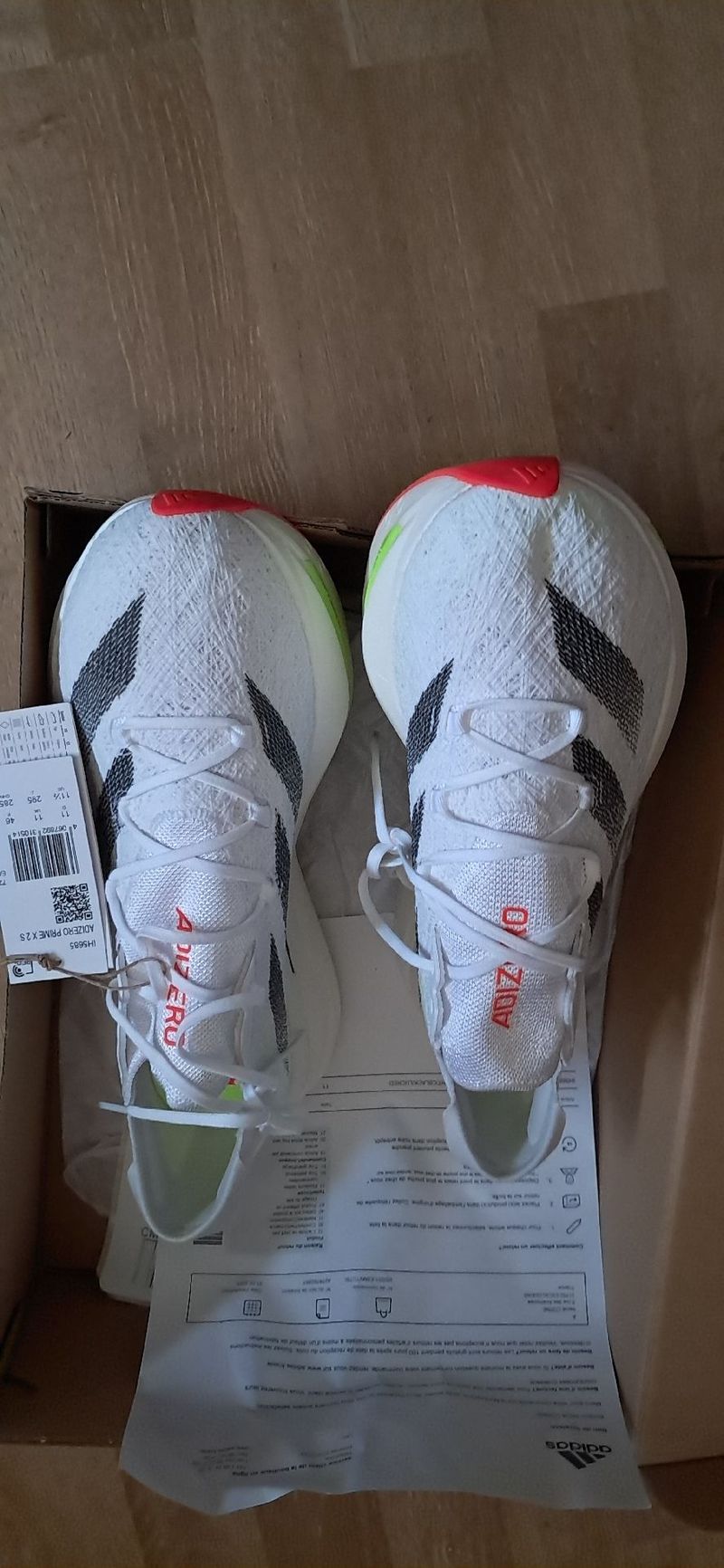 Brugt Adidas Prime X 2 Strung Running Shoes