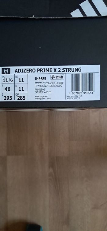 Käytetty Adidas Prime X 2 Strung bike