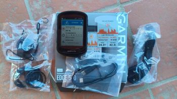 Used Garmin Edge 540 Solar bike