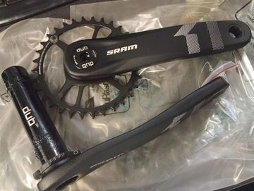Sram DUB x1 1000 32t 170mm Drivetrain & Pedals usato