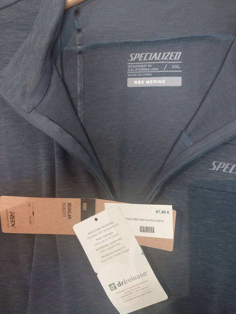 Used Specialized RBX Merino Jersey Short Sleeve Men bike — image 3 of 4
