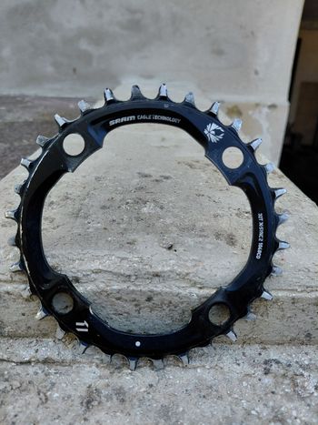 Used Sram x01 x-sync 32 denti BCD 104mm 12v nero/argento 2022 bike