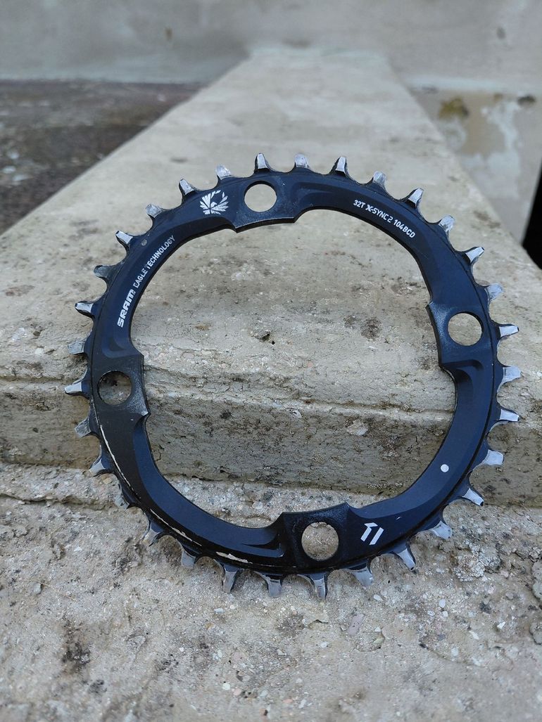 Used Sram x01 x-sync 32 denti BCD 104mm 12v nero/argento 2022 bike — image 3 of 3