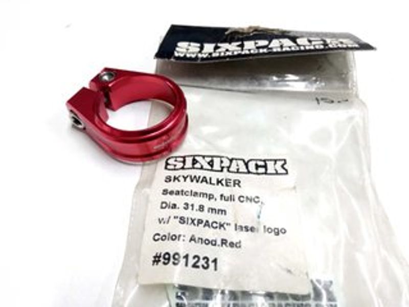 Brugt Sixpack Racing SKYWALKER ABRAZADERA CIERRE TIJA DE SILLÍN ALU 31, 8 Saddles & Seatposts