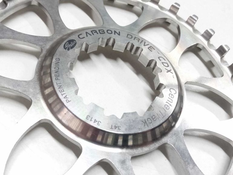 Used Gates Carbon Drive Piñon Gates CDX 34T trasero inox Shimano HG CDXR349S bike — image 2 of 3