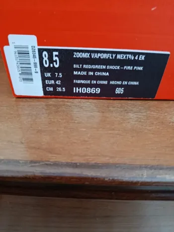 Used Scarpa ZoomX Vaporfly Next% 4 Eliud Kipchoge Edition bike — image 8 of 8