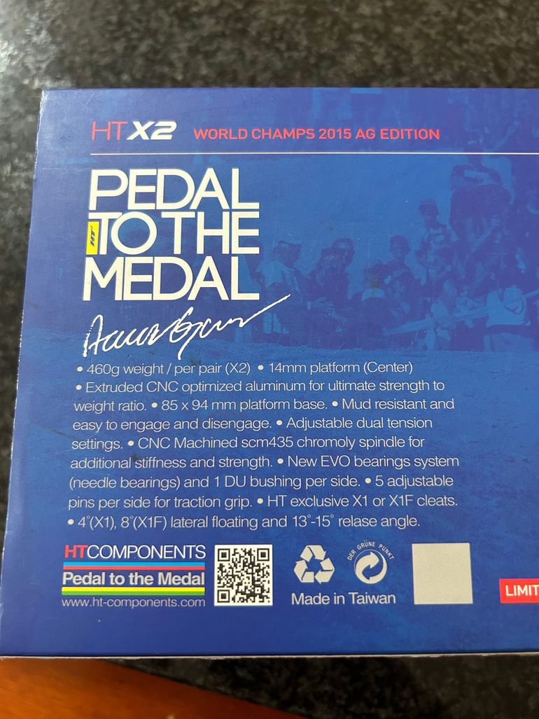 Używany Ht X2 Pedal Aaron Gwin 2014 bike — zdjęcie 7 z 11