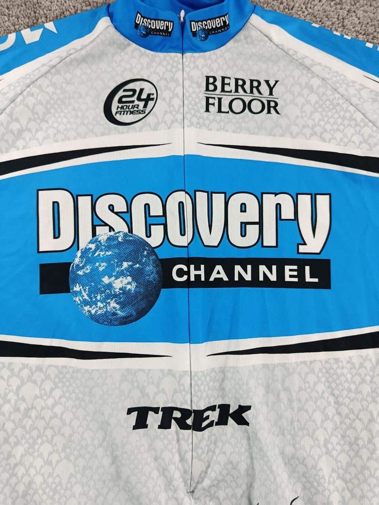 Used Nike maillot velo homme taille l -45 8110 cyclisme route respirant Discovery channel, marque:, état: Bon état, taille: L, 30, 00 € bike — image 2 of 7