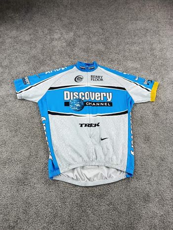 Used Nike maillot velo homme taille l -45 8110 cyclisme route respirant Discovery channel, marque:, état: Bon état, taille: L, 30, 00 € bike
