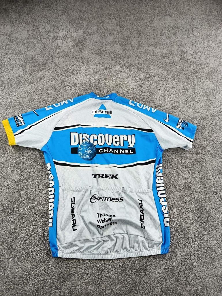 Used Nike maillot velo homme taille l -45 8110 cyclisme route respirant Discovery channel, marque:, état: Bon état, taille: L, 30, 00 € bike — image 6 of 7