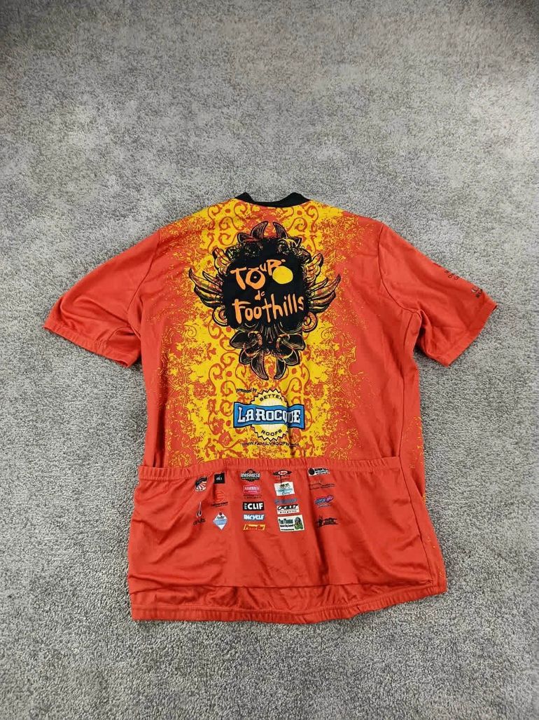 Used Aussie maillot velo homme taille xxl -72 7010 cyclisme route respirant usa californie bike — image 5 of 6