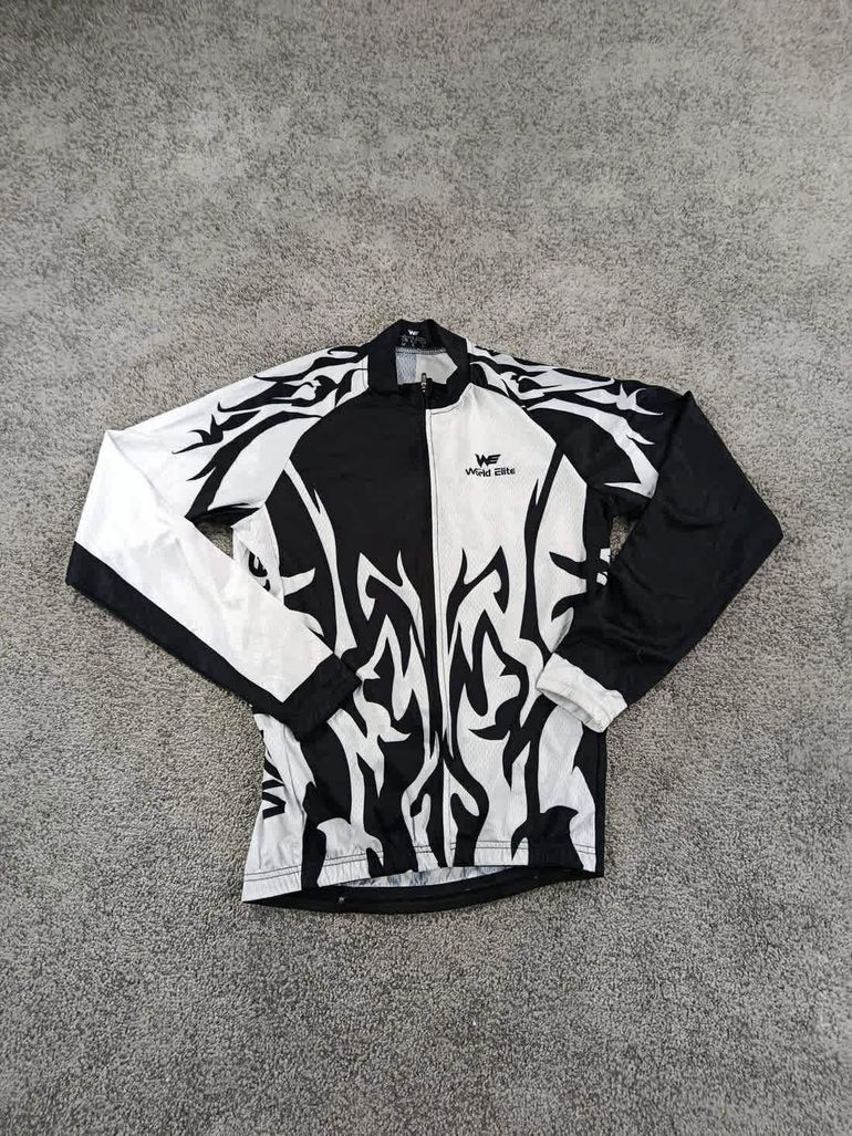 world elite maillot velo homme taille s -61 6974 cyclisme route respirant manches longues bike d'occasion — image 1 sur 7