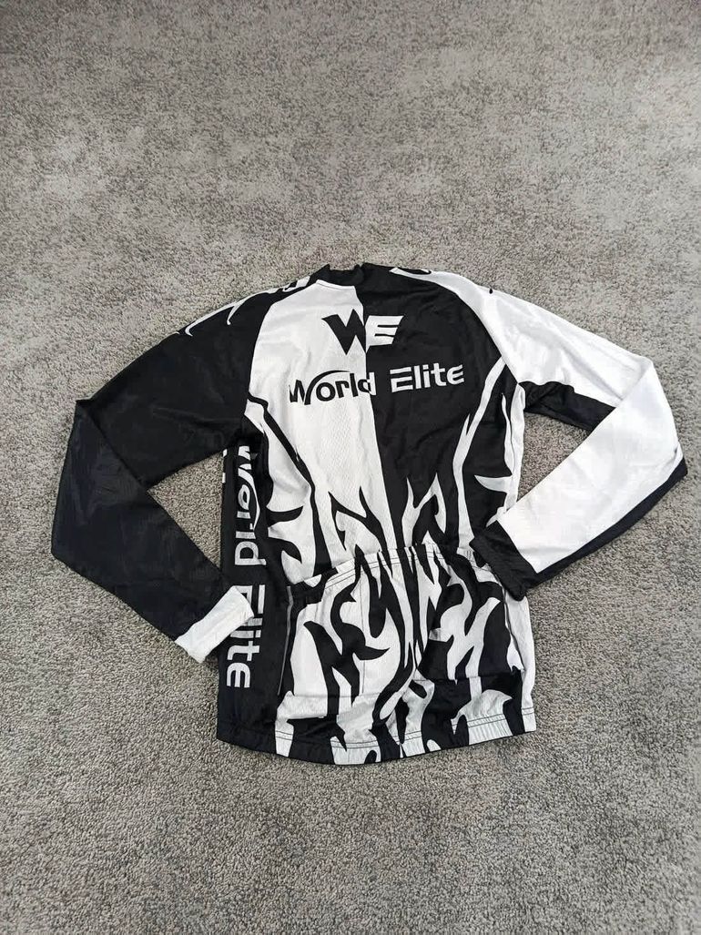 world elite maillot velo homme taille s -61 6974 cyclisme route respirant manches longues bike d'occasion — image 6 sur 7