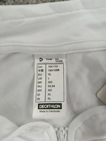 Used BTWIN maillot velo homme taille xl -61 7011 cyclisme route respirant bike — image 3 of 6
