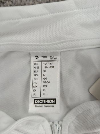 Used BTWIN maillot velo homme taille xl -61 7011 cyclisme route respirant bike — image 4 of 6