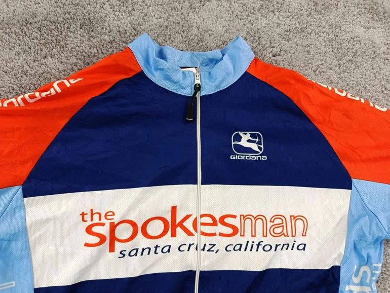 Używany Giordana maillot velo homme taille M-39 6826 cyclisme route respirant santa cruz usa bike — zdjęcie 3 z 7