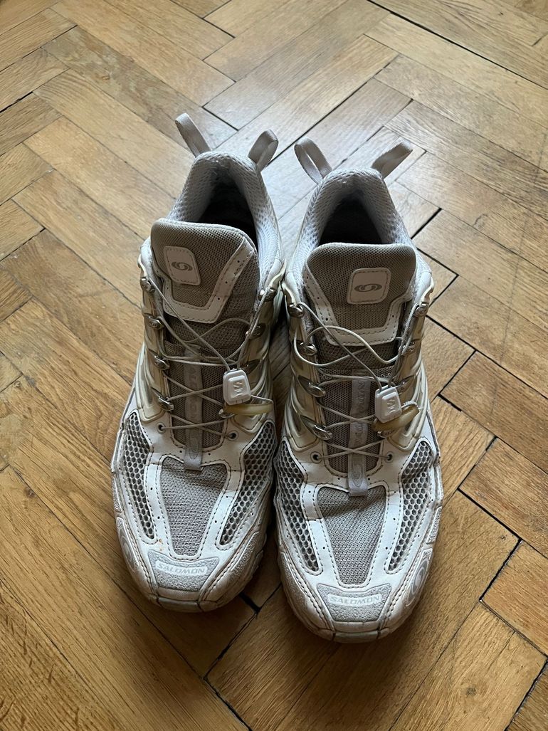 Used Salomon ACS White Running Shoes bike — image 1 of 5