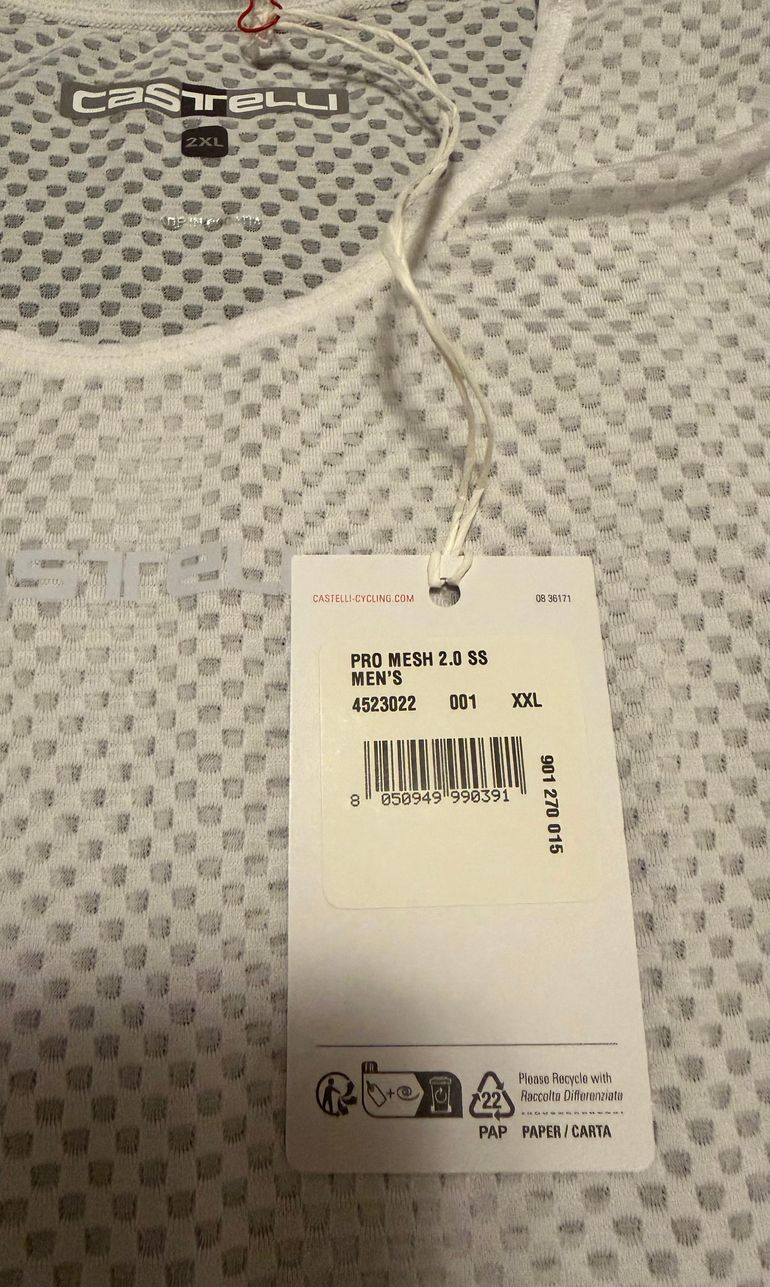Used Castelli Pro Mesh 2.0 Base Layer 2026 bike — image 2 of 4