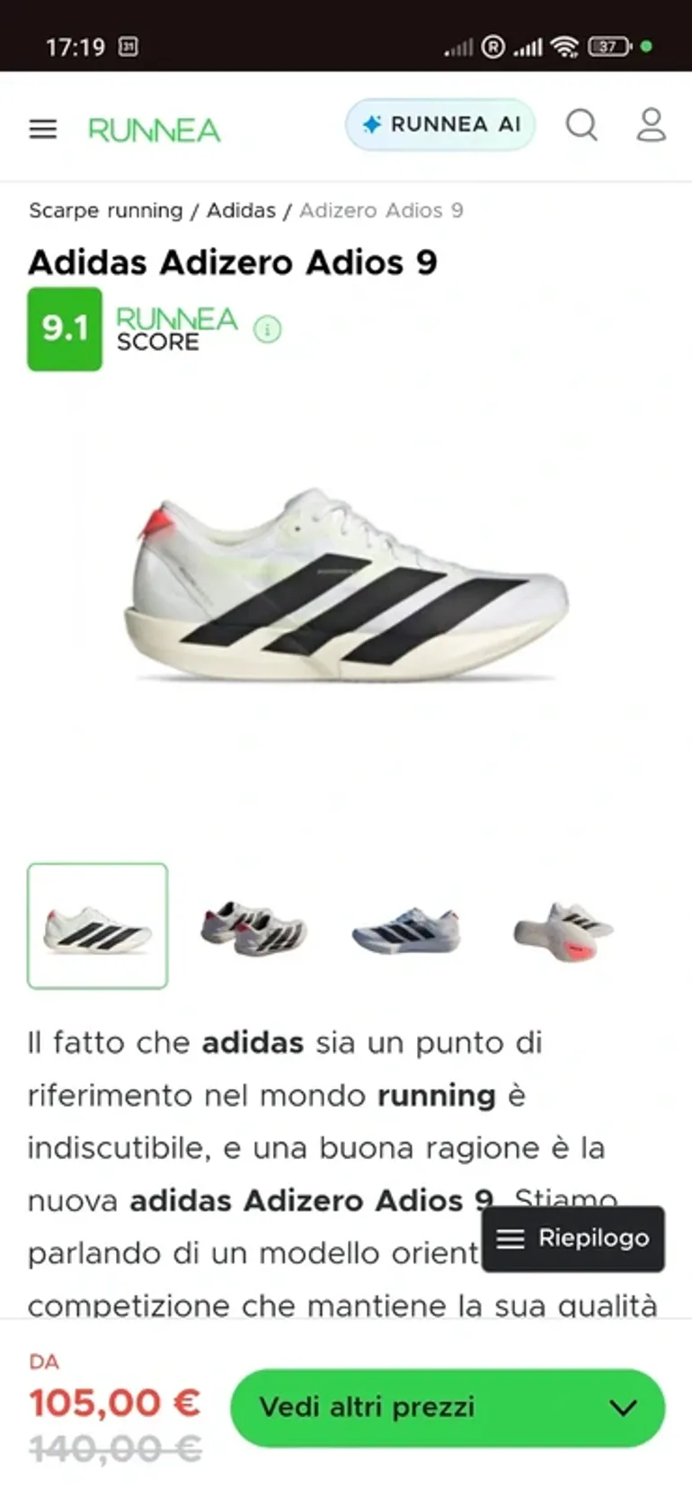 Used Adidas Adizero Adios 9 bike — image 5 of 5