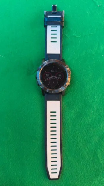 Used Garmin Fenix 5X Sapphire bike