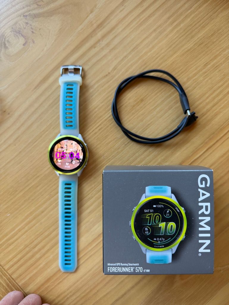 Used Garmin Forerunner 570 GPS Running Smartwatch 2026 bike — image 1 of 4